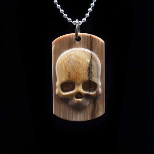 PENDANT - MAMMOTH IVORY SKULL